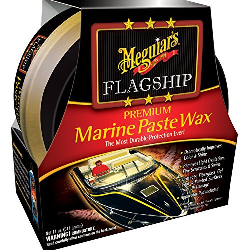 Meguiar's M63 Flagship Premium Marine Paste Wax, 11 oz