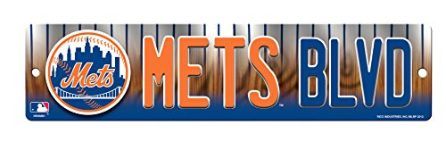 MLB New York Mets High Res Plastic Street Sign