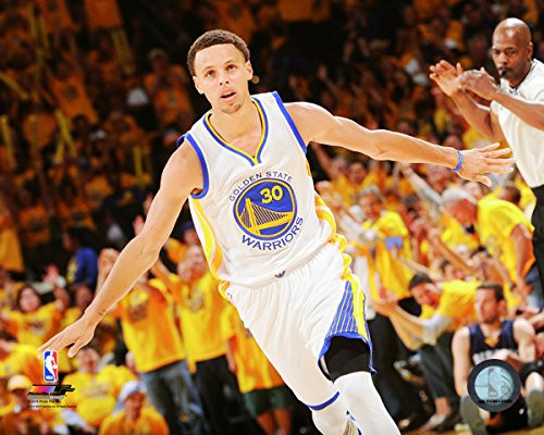 NBA Stephen Curry Golden State Warriors 2015 Playoff Action Photo Size 8 x 10 NBA Stephen Curry Golden State Warriors 2015 Playoff Action Photo Size 8 x 10