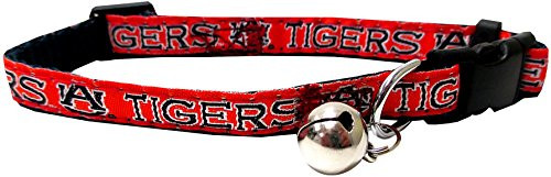 Pets First Collegiate Pet Accessories  Cat Collar  Auburn Tigers  One Size