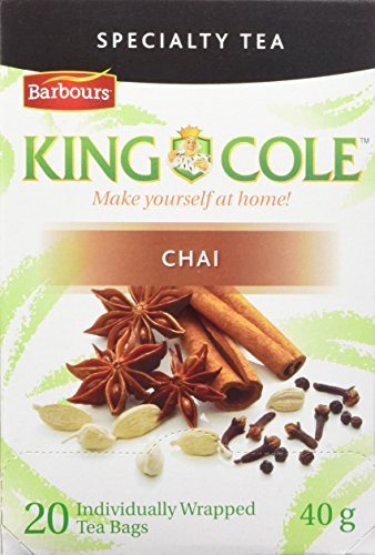 King Cole Tea Chai  20 Count  Imported from Canada