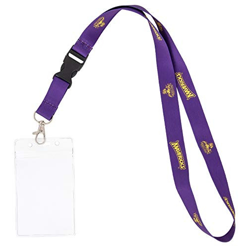 Minnesota State University Mankato MNSU Mavericks NCAA Car Keys College ID Badge Holder Lanyard Keychain Detachable Breakaway Snap Buckle  w Pouch