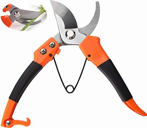 Millie 8  Sharp Bypass Pruning Shears  Tree Trimmers Secateurs Hand Pruner  Garden Shears Clippers for The Garden Professional Pruning Shears