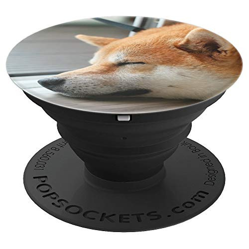 Cute Akita Puppy Dog Nap Nope Not Today Gift For Dog Lover PopSockets Grip and Stand for Phones and Tablets