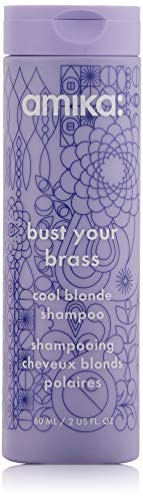 Amika Bust Your Brass Cool Blonde Shampoo  2 03 Fl Oz