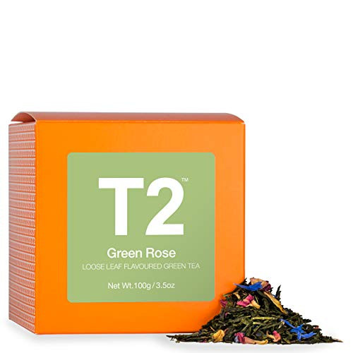 T2 Tea   Green Rose Green Tea  Loose Leaf Tea in a Box  100g  3 5oz T2 Tea   Green Rose Green Tea  Loose Leaf Tea in a Box  100g  3 5oz