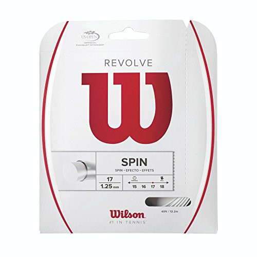 Wilson Revolve Tennis String  White  17 Gauge