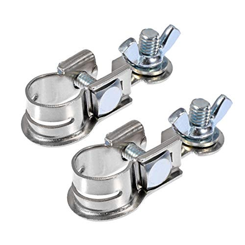 uxcell Top Post Battery Terminal Clamps Positive Negative Set Tinned Copper 1 Pair