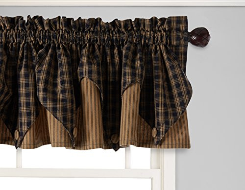Park Designs Sturbridge Point Valance, 72 x 15, Navy