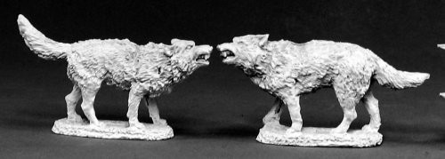 Reaper Dire Wolves Dark Heaven Legends Minature Figures