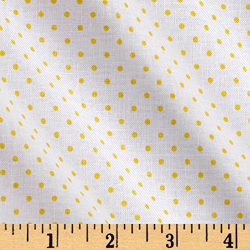 Riley Blake Designs Riley Blake Swiss Dot Yellow Quilt Fabric By The Yard  Yellow