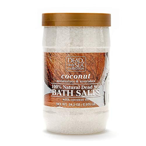 Dead Sea Collection Bath Salt with Coconut Oil to Moisturize and Nourish 34 2 oz