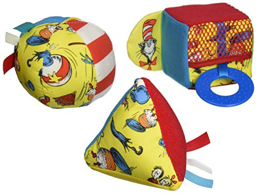 Manhattan Toy Dr. Seuss Cat in the Hat Shape Set Baby Activity Toy