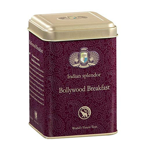 INDIAN SPLENDOR Bollywood Breakfast Premium Assam Granular and Darjeeling Open Leaf Black Tea Blend Malty Rich Brew 125g 4 4oz 63 cups INDIAN SPLENDOR Bollywood Breakfast Premium Assam Granular and Darjeeling Open Leaf Black Tea Blend Malty Rich Brew 125g 4 4oz 63 cups