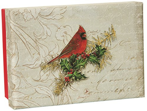 C R  Gibson Red Cardinal Holiday Christmas Cards  31pcs  4 W x 6 H