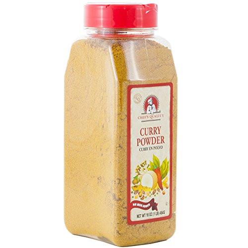 Curry Powder Seasoning with No MSG Added 1 Pound   Chef Quality 16 oz