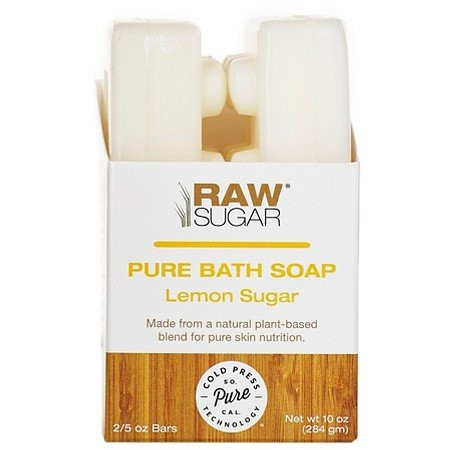 Raw Sugar Pure and Natural Bar Soap Lemon Sugar 10 oz