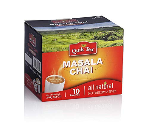 Chai Tea Latte   Masala Chai Tea 10 Latte Tea Pouches By QuikTea