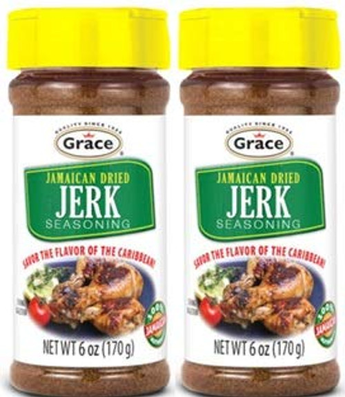 GRACE JAMAICAN DRIED JERK SEASONING 6 OZ 2PK GRACE JAMAICAN DRIED JERK SEASONING 6 OZ 2PK