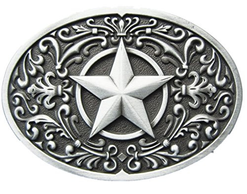 New Vintage Style Southwest Western Star Oval Belt Buckle also Stock in US