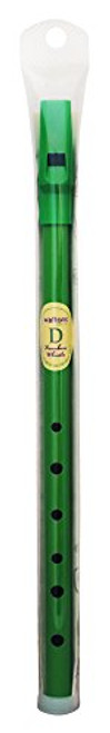 Waltons Light Green Whistle Tube   Fun   Colorful Tin Whistle   Key of D   Irish   International Instrument   Perfect for Beginners