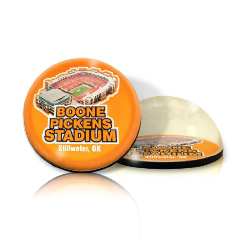 NCAA Oklahoma State University Cowboys Boone Pickens stadium in 2 Crystal magnet with Colored Window Gift Box NCAA Oklahoma State University Cowboys Boone Pickens stadium in 2 Crystal magnet with Colored Window Gift Box