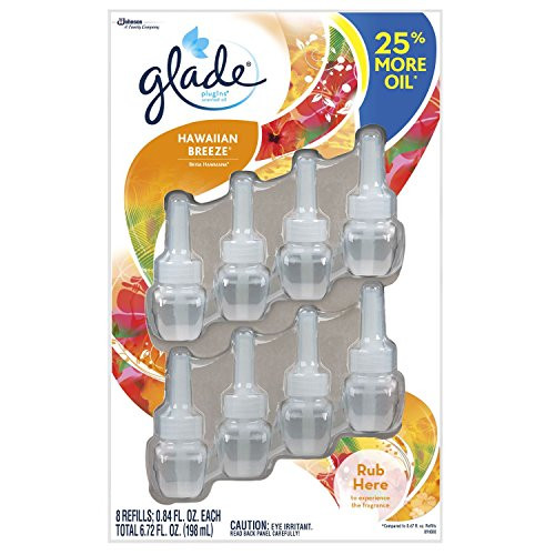 Glade Limited Edition PlugIns Scented Oils Refills 25% More 8 Ct - Hawaiian Breeze