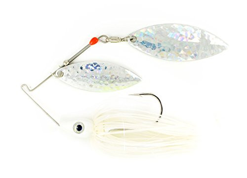 Nichols Lures SG1572 38H Pulsator Shattered Glass Spinnerbait  3 8oz  Lavender Shad Silver