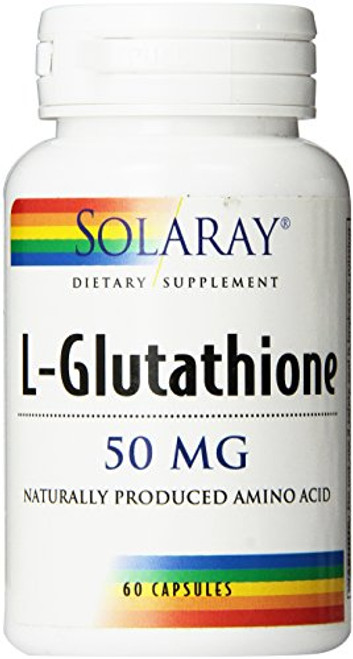 Solaray L Glutathione Veg Cap Btl Plastic 50mg 60ct Solaray L Glutathione Veg Cap Btl Plastic 50mg 60ct