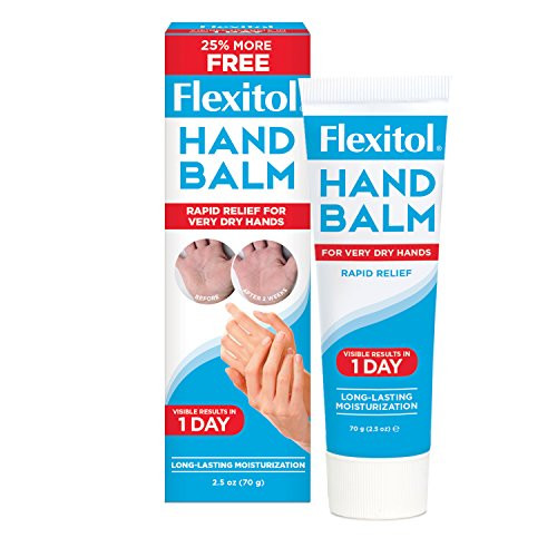 Flexitol Hand Balm  2 5 Ounce Tube  Pack of 2   Rich Moisturizing Hand Cream for Fast Relief of Dry  Chapped  or Cracked Skin