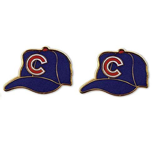 WinCraft Chicago Cubs Helmet Earrings Licensed by MLB Hypoallergenic
