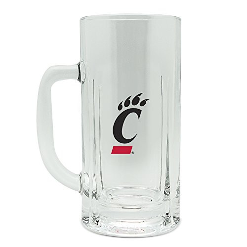 NCAA Cincinnati Bearcats 20oz Heavy Duty Glass Kraft Mug