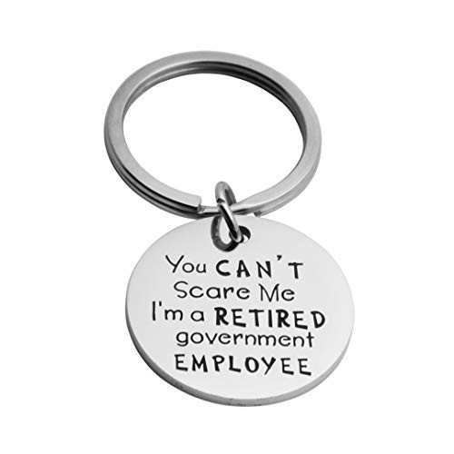 Ankiyabe Funny Retirement Keychain I Thought I Retired But Now I just Work for My Wife Retirement Gift for Men  I m Retired Government Employee