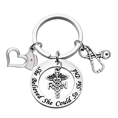 CHOORO Nurse Gift Nurse Keychain Nursing Jewelry Nursing Keychain Makes Perfect Nurses Gift She Believed She Could So She Did Nurse Graduation Gift she Believed she Could kc CHOORO Nurse Gift Nurse Keychain Nursing Jewelry Nursing Keychain Makes Perfect Nurses Gift She Believed She Could So She Did Nurse Graduation Gift she Believed she Could kc