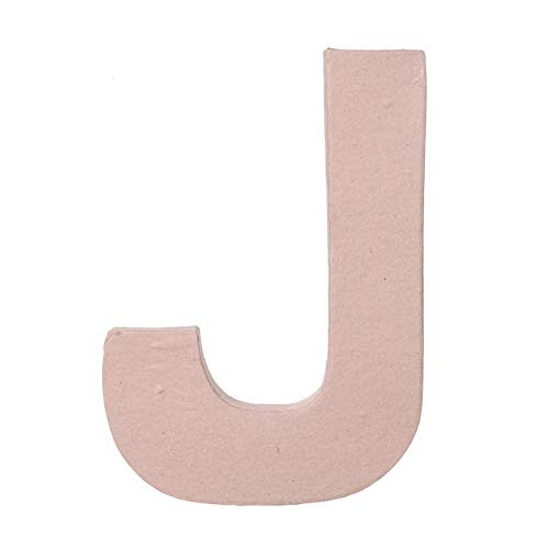 Darice Paper Mache Letter J 8 x 5 5 x 1 inches  3 Pack  2862 J