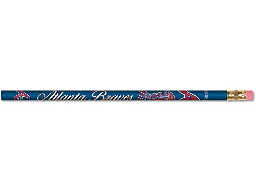 WinCraft MLB Atlanta Braves Pencil  6 Pack   Team Color  One Size