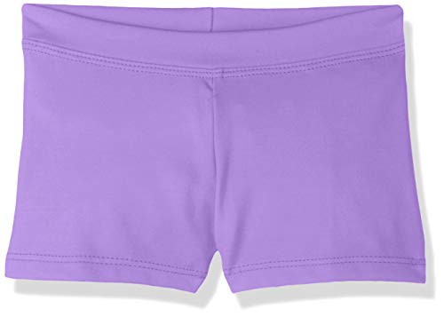 Capezio Girls  Little Team Basic Boys Cut Low Rise Short  Vibrant Violet  Small