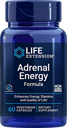 Life Extension Adrenal Energy Formula  60 Vegetarian Capsules