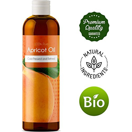 100 Pure Kernel Oil Apricot Kernel Seed Oil for Face Skin and Hair Growth Carrier Oil for Aromatherapy Massage Natural Anti Aging Skin Care Daily Moisturizer for Women and Men with Dry Sensitive Skin