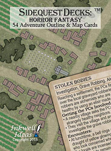 Inkwell Ideas Sidequest Decks  Horror Fantasy