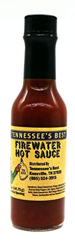 Tennessee s Best Firewater Hot Sauce   5 oz Bottle   Tennessee s Hottest Sauce   Small Batch and Hand Packed   Firewater Hot Sauce