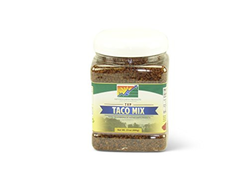 Mother Earth Products Textured Vegetable Protein Taco Mix  Quart Jar