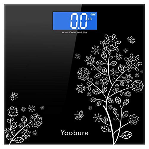 Weight Scale Precision Digital Body Bathroom Scale with Step On Technology 6mm Tempered Glass Easy Read Backlit LCD Display 400 Pounds Weight Scale Precision Digital Body Bathroom Scale with Step On Technology 6mm Tempered Glass Easy Read Backlit LCD Display 400 Pounds