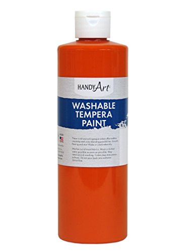 Handy Art Washable Paint 16 ounce  Orange