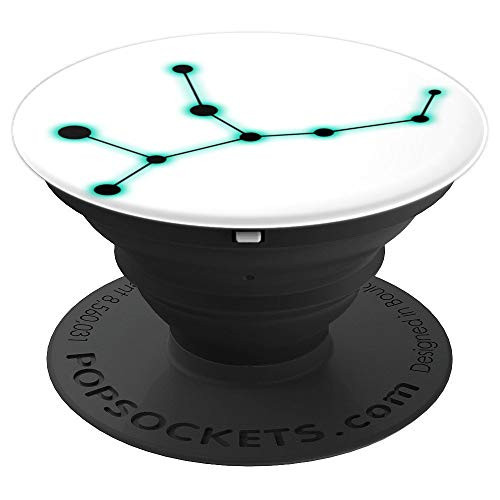 Cool Virgo Star Sign Constellation Zodiac Astrology Design PopSockets Grip and Stand for Phones and Tablets