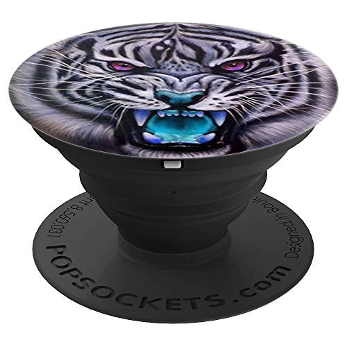Mean Tiger Face Design Perfect Big Cat Lover Gift PopSockets Grip and Stand for Phones and Tablets Mean Tiger Face Design Perfect Big Cat Lover Gift PopSockets Grip and Stand for Phones and Tablets