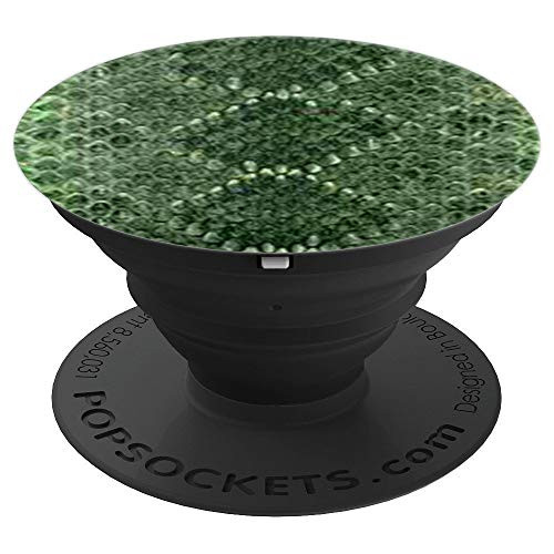 Cool Green Snake Pattern Design Pop Up Gift Background PopSockets Grip and Stand for Phones and Tablets
