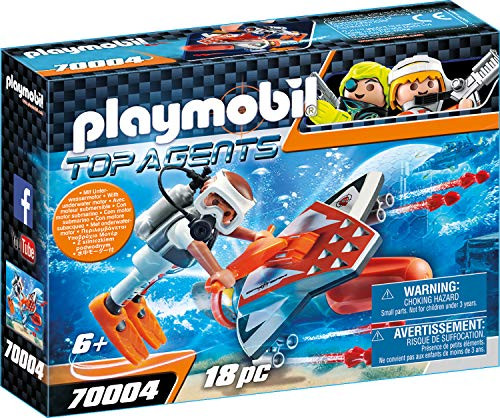 PM Playmobil Spy Team Underwater Wing Top Agents