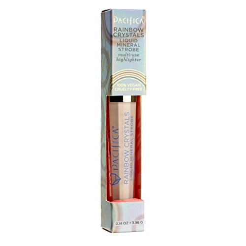Pacifica Beauty Rainbow Crystals Liquid Mineral Strobe Multi use Highlighter  Unicorn  0 14 Fluid Ounce