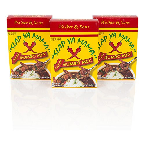 Slap Ya Mama Louisiana Style Gumbo Dinner Mix  Quick and Easy Cajun Meal  5 Ounce Box  Pack of 3
